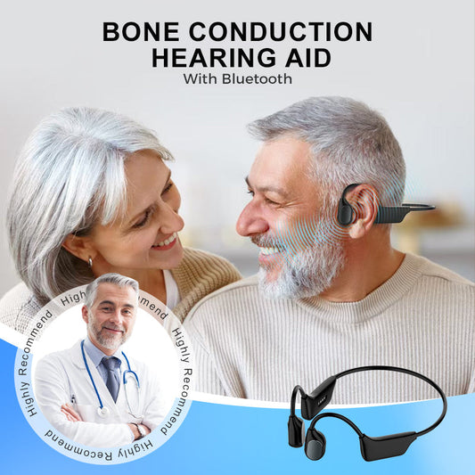 👂Revitalize your ears again 🎄 Christmas Special Offer !🔥Bone Conduction Smart Hearing Aid Bluetooth Earphones
