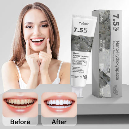 🔥Ends Tonight: Get 60% OFF Before It’s Gone!🎁 YaGoo™ Fluoride-Free Hydroxyapatite Toothpaste – Gentle Whitening & Enamel Strength for Sensitive Teeth