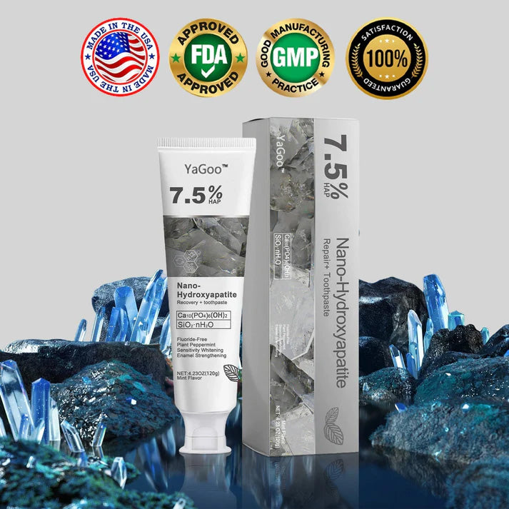 🔥Ends Tonight: Get 60% OFF Before It’s Gone!🎁 YaGoo™ Fluoride-Free Hydroxyapatite Toothpaste – Gentle Whitening & Enamel Strength for Sensitive Teeth