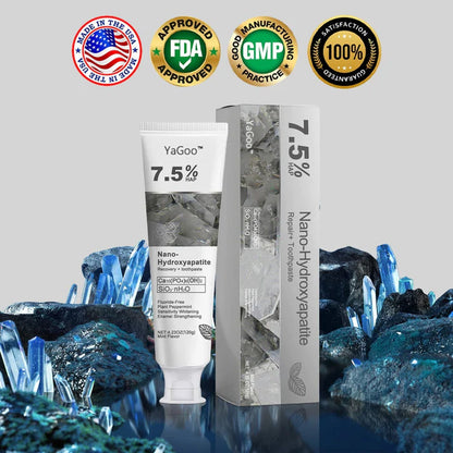 🔥Ends Tonight: Get 60% OFF Before It’s Gone!🎁 YaGoo™ Fluoride-Free Hydroxyapatite Toothpaste – Gentle Whitening & Enamel Strength for Sensitive Teeth
