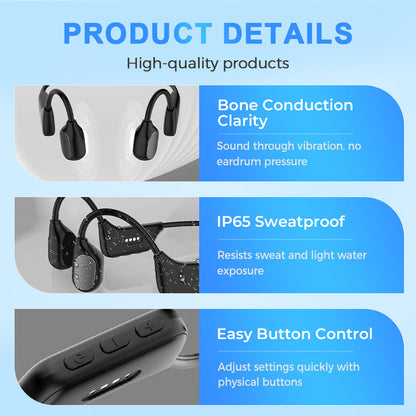 💥 LIMITED TIME OFFER!🔥Bone Conduction Smart Hearing Aid Bluetooth Earphones